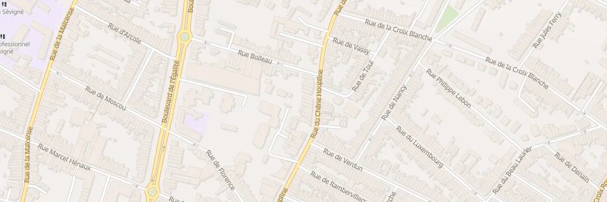 Plan du 125 Rue du Chêne Houpline à Tourcoing