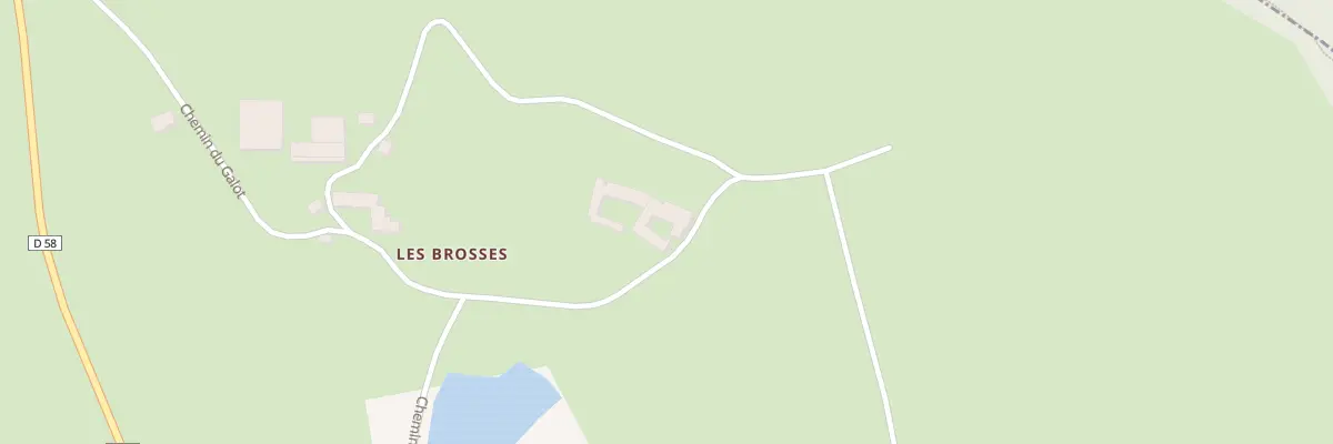 Plan du 5104 Les Brosses à Agonges