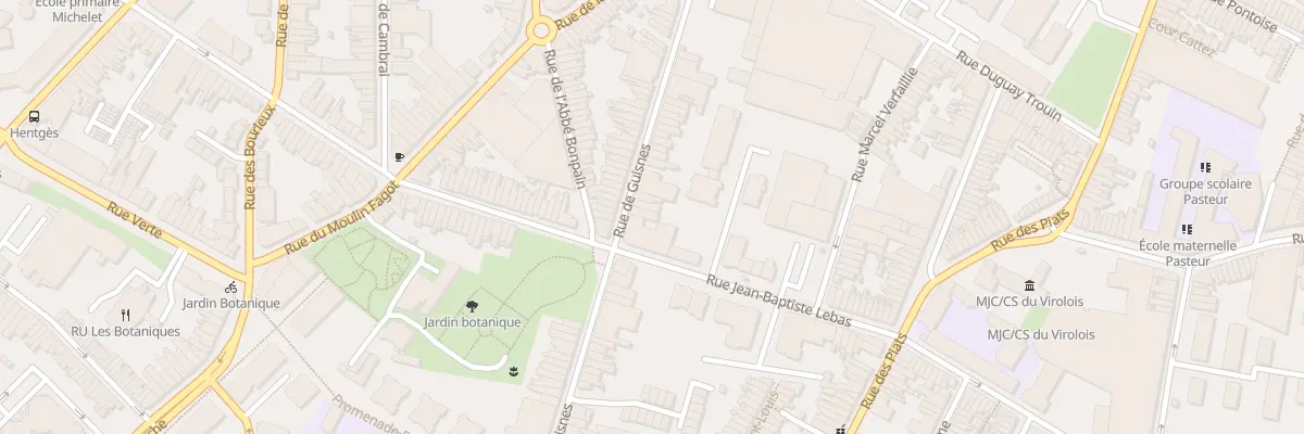 Plan du 160 Rue de Guisnes à Tourcoing