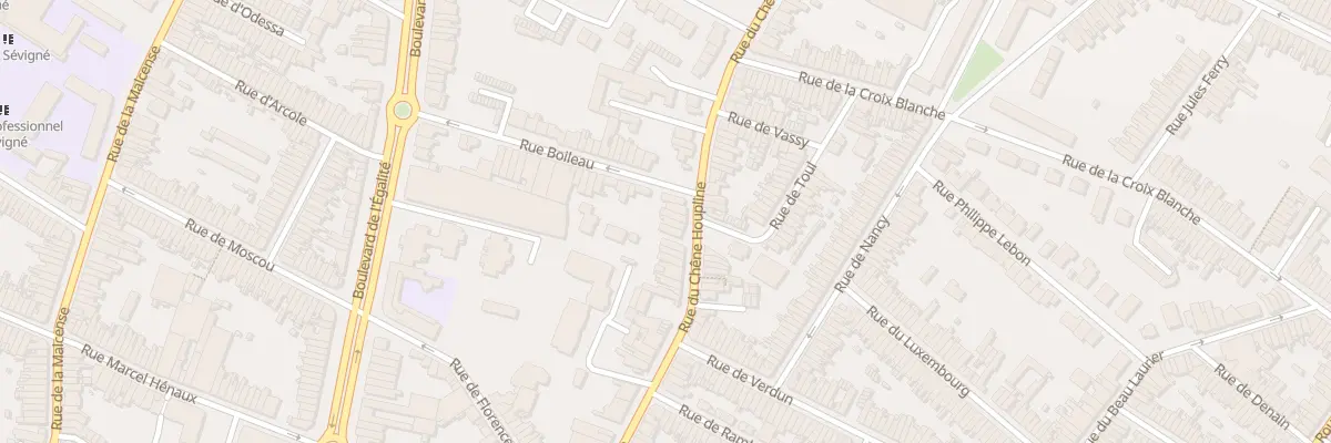 Plan du 133 Rue du Chêne Houpline à Tourcoing