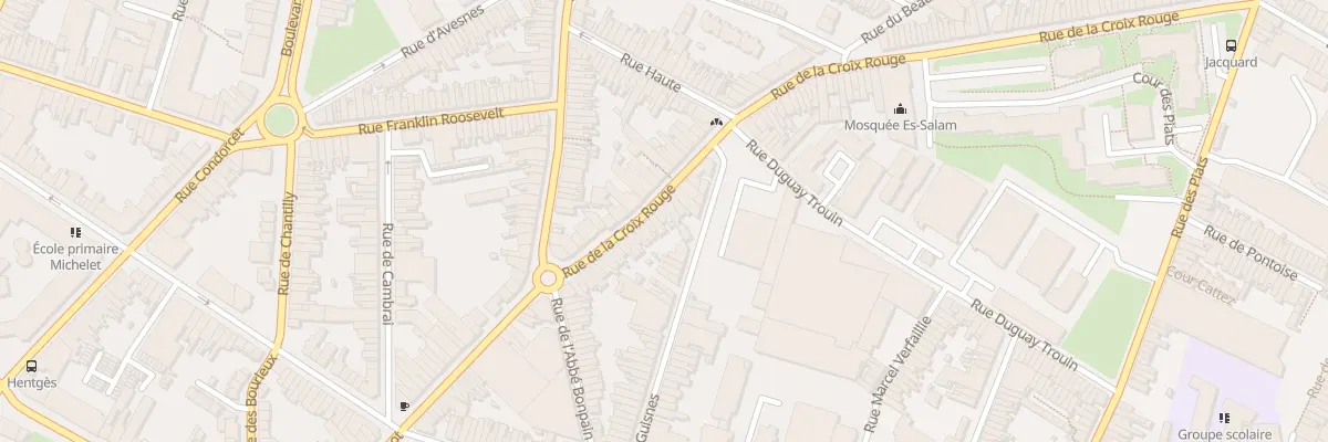 Plan du 34 Rue de la Croix Rouge à Tourcoing