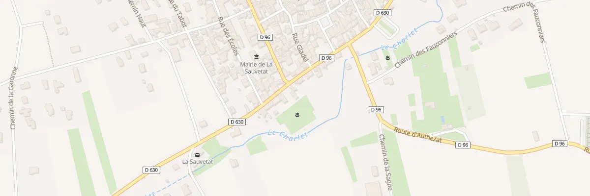 Plan du 3 Rue du Lavoir à La Sauvetat