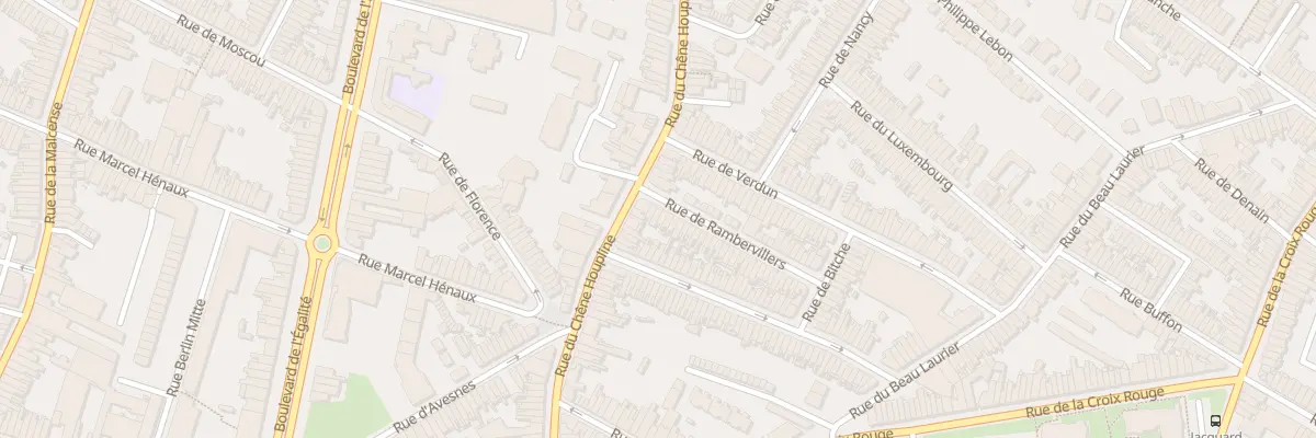 Plan du 4 Rue de Rambervillers à Tourcoing