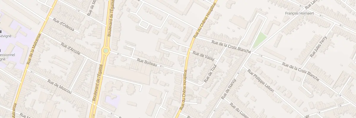 Plan du 147 Rue du Chêne Houpline à Tourcoing