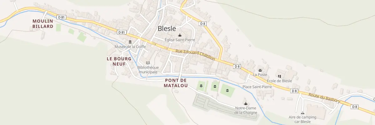 Plan du 5280 Rue du Puits St Joseph à Blesle