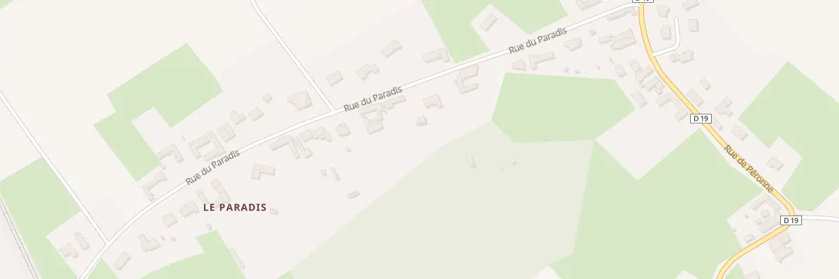 Plan du 11 Rue du Paradis à Templeuve-en-Pévèle