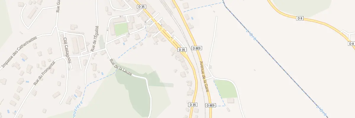 Plan du 102 Av Jean Jaurès au Bousquet-d’Orb