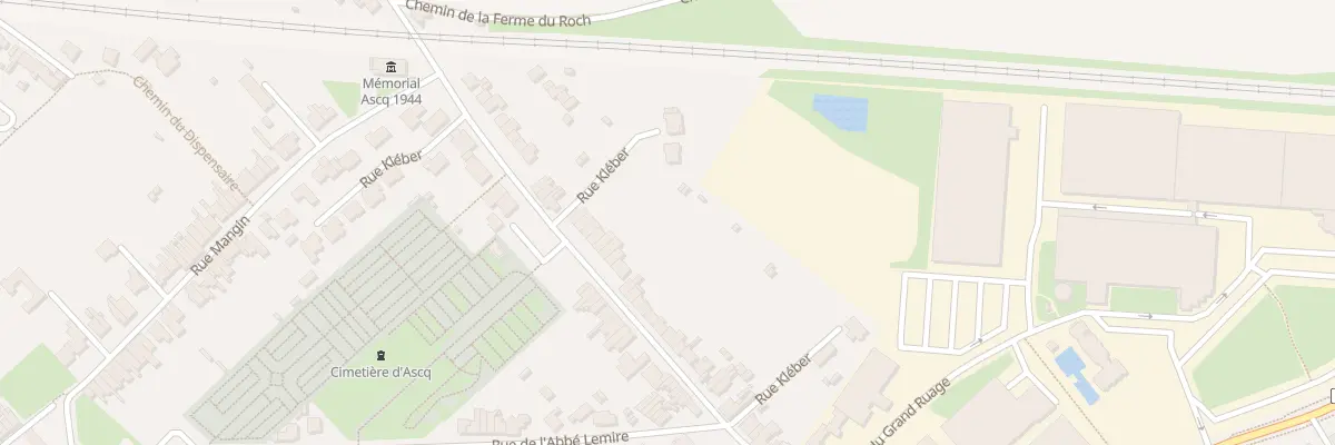 Plan du 55 Rue Kléber à Villeneuve-d’Ascq
