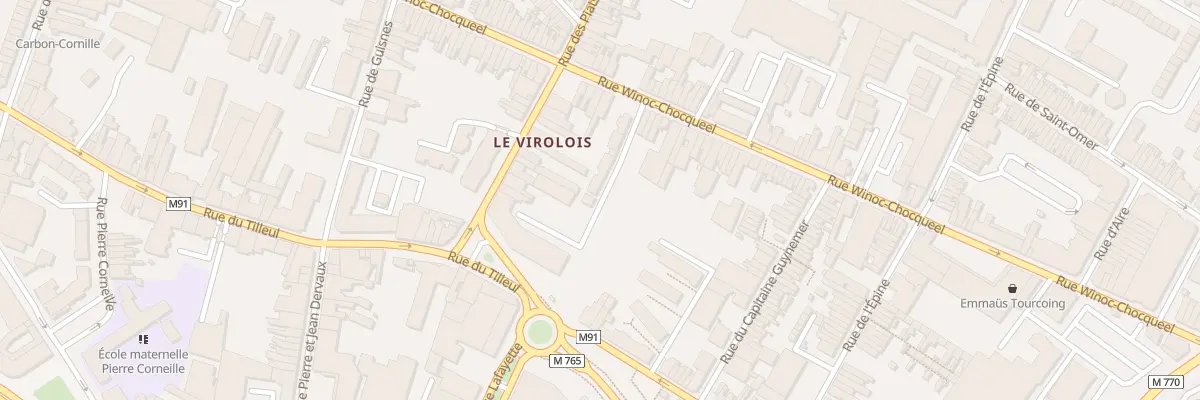 Plan du 10 Rue des Piats à Tourcoing