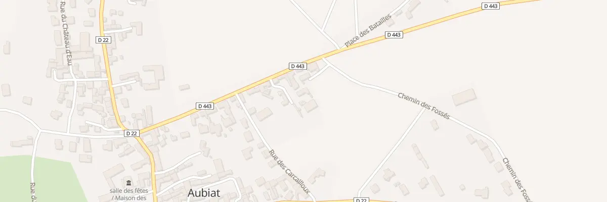 Plan du 24 Rue des Batailles à Aubiat
