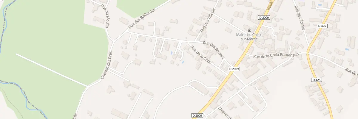 Plan du 17 Rue de la Cote au Cheix-sur-Morge