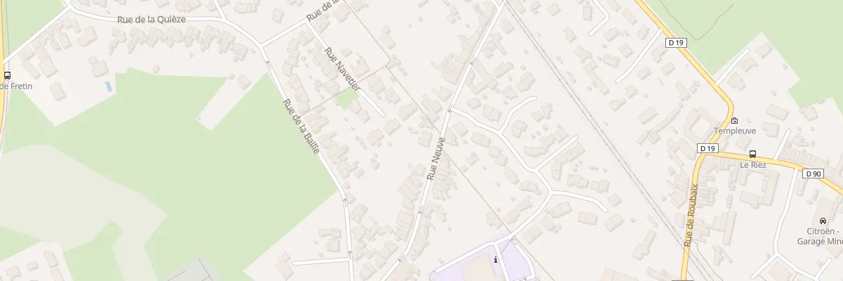Plan du 101 Rue Neuve à Templeuve-en-Pévèle