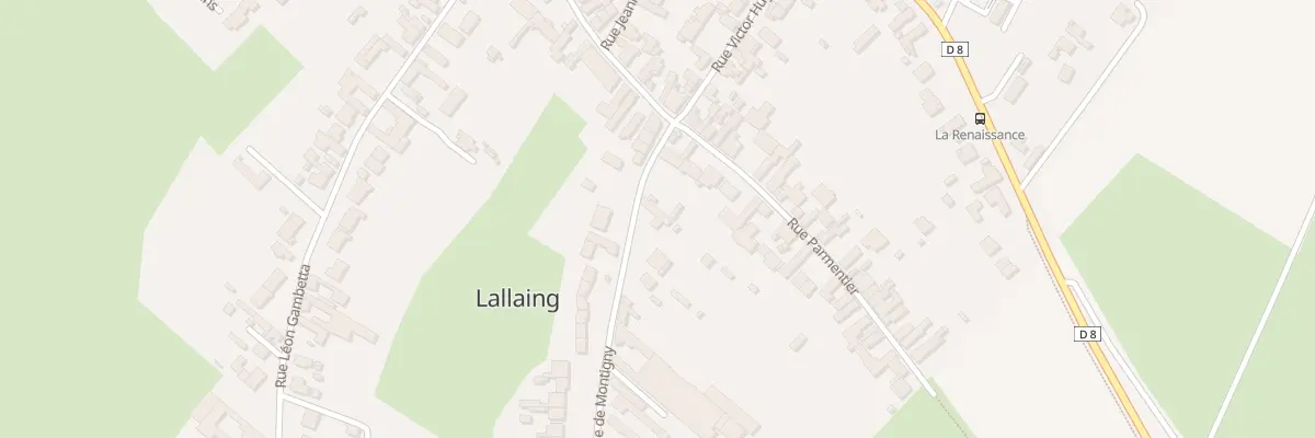 Plan du 65 Rue de Montigny à Lallaing