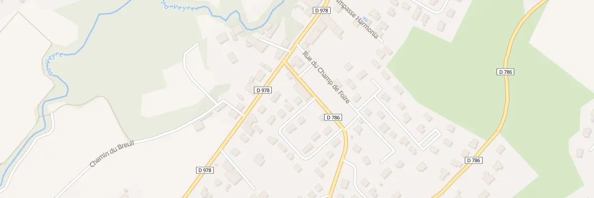 Plan du 23 Rue Jules Verne à Veyre-Monton