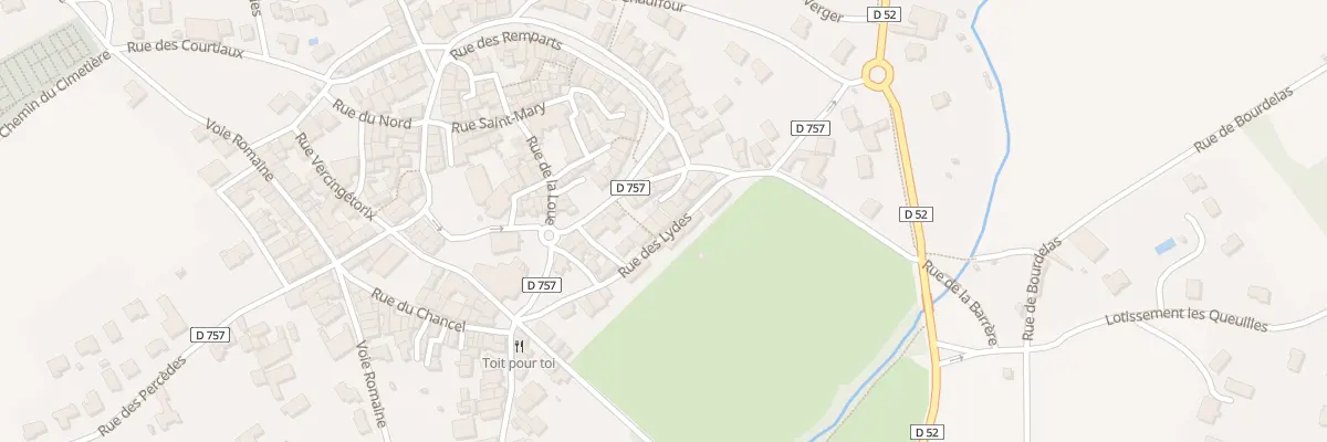 Plan du 3B Rue des Lydes à Orcet