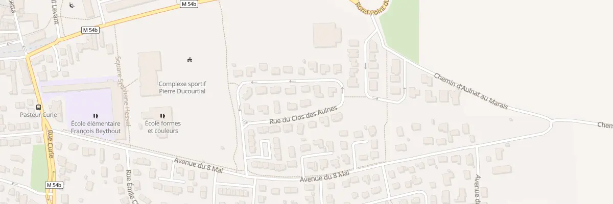 Plan du 9 Rue Le Clos des Aulnes à Aulnat