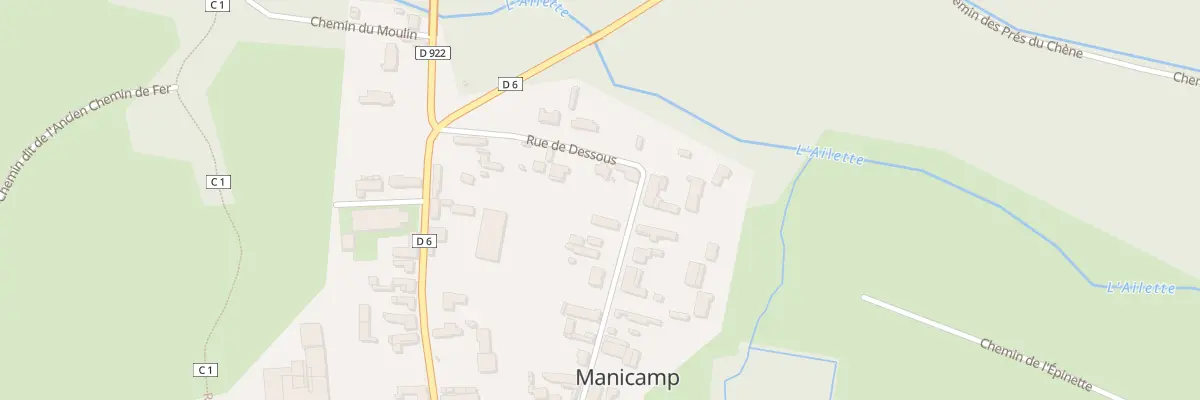 Plan du 4 Rue de Dessous à Manicamp