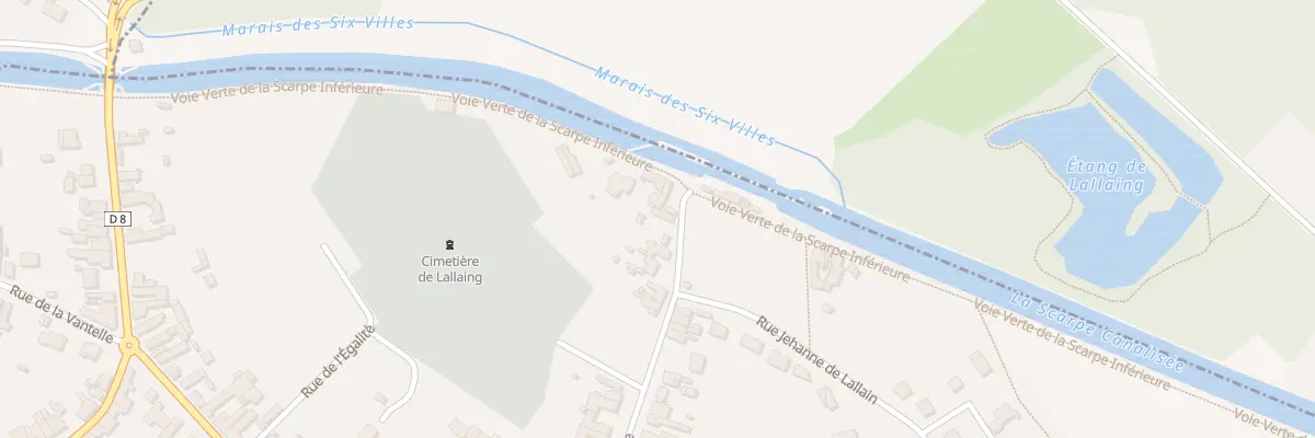 Plan du 397 Rue Faidherbe à Lallaing