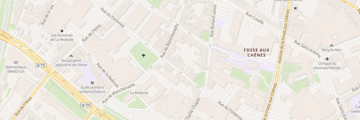 Plan du 78 Rue du Fontenoy à Roubaix