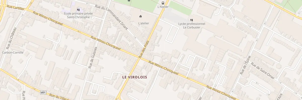 Plan du 44 Rue des Piats à Tourcoing