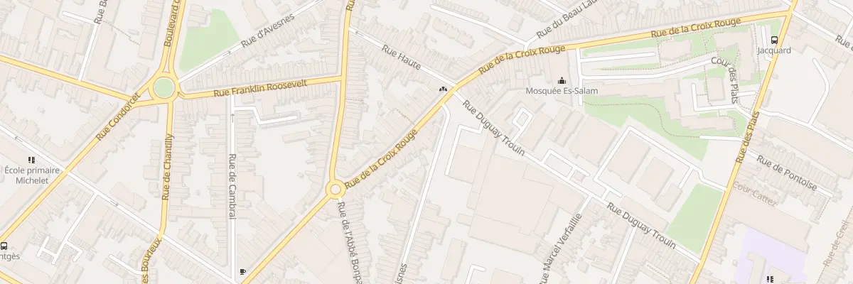 Plan du 42 Rue de la Croix Rouge à Tourcoing