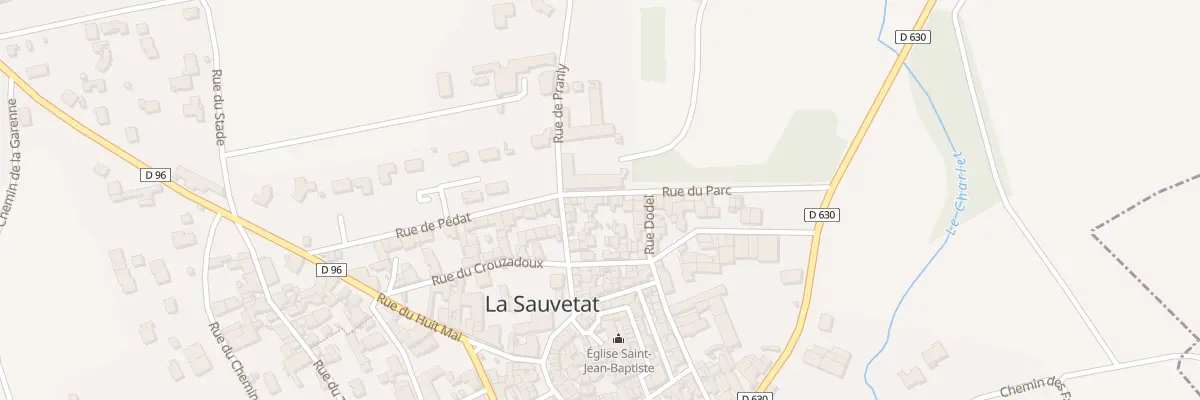 Plan du 8 Rue du Parc à La Sauvetat