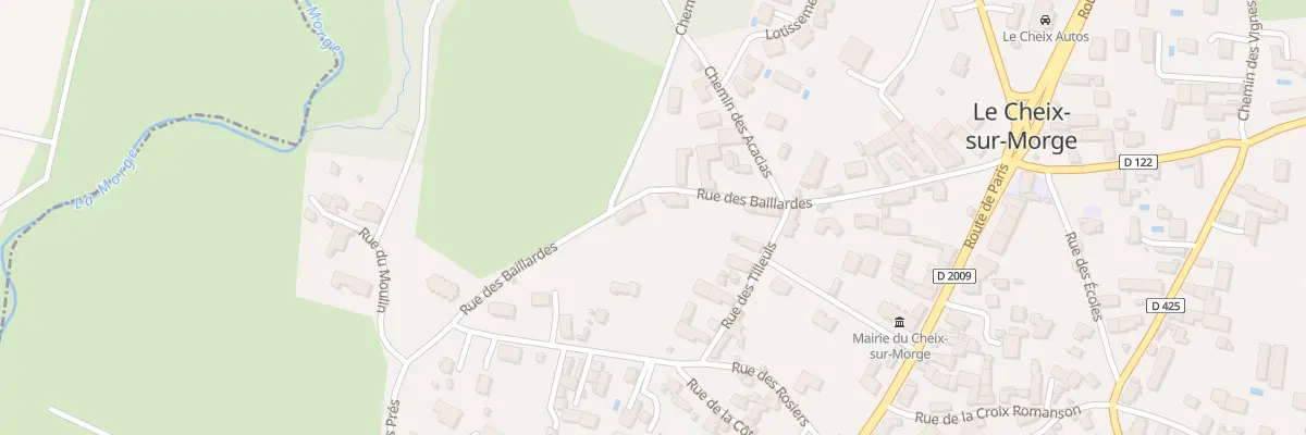 Plan du 11 Rue des Baillardes au Cheix-sur-Morge