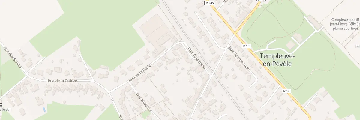 Plan du 70 Rue de la Baille à Templeuve-en-Pévèle