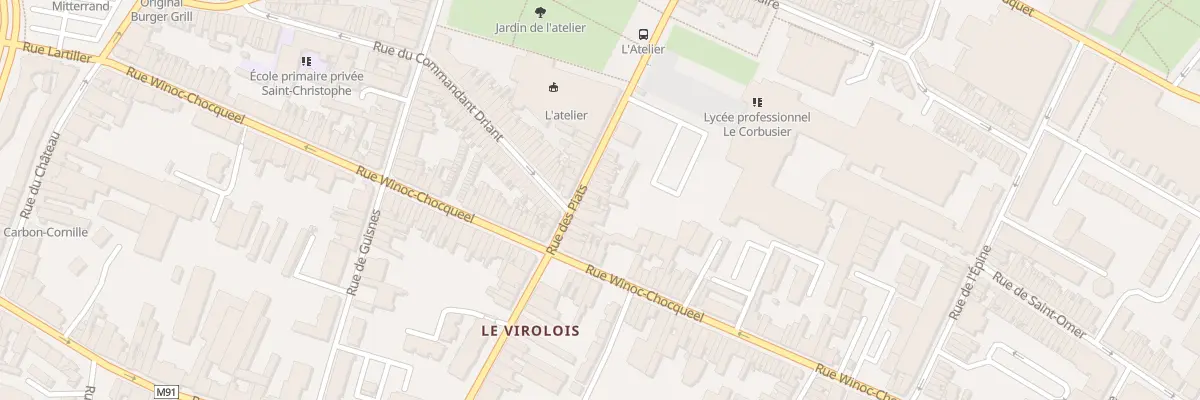 Plan du 50 Rue des Piats à Tourcoing