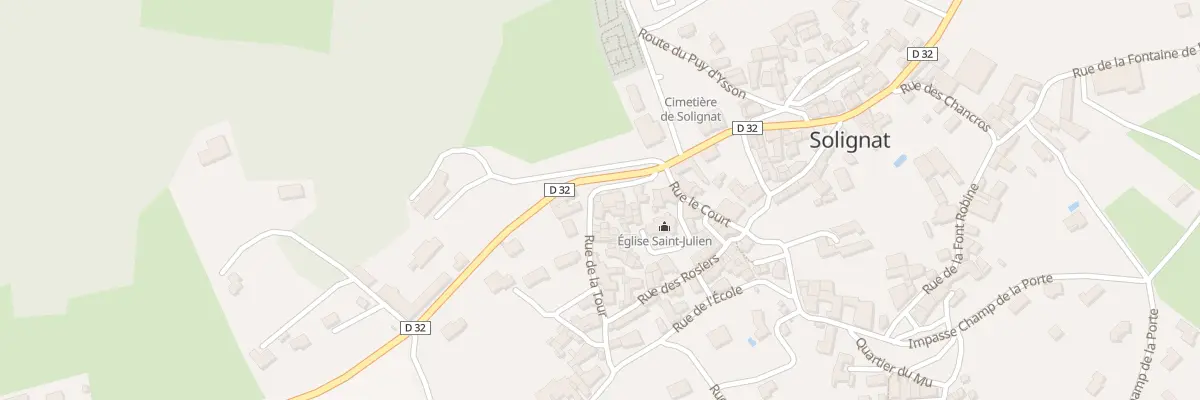Plan du 4 Rue de la Tour à Solignat