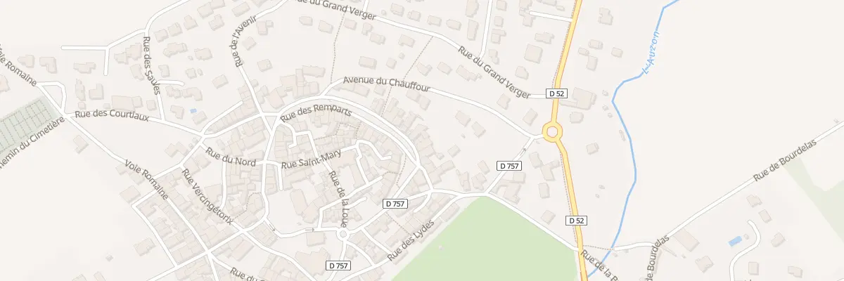 Plan du 5001 Rue Saint Verny à Orcet