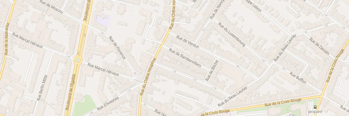 Plan du 14 Rue de Rambervillers à Tourcoing