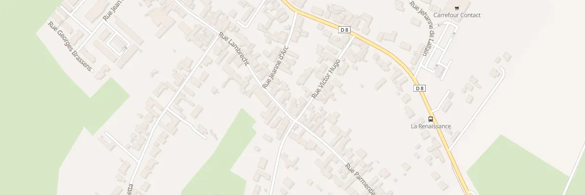 Plan du 65 Rue Lambrecht à Lallaing