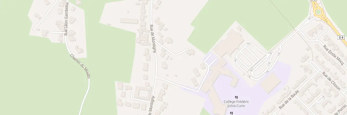 Plan du 407 Rue de Montigny à Lallaing