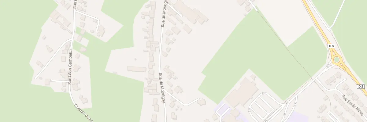Plan du 291 Rue de Montigny à Lallaing