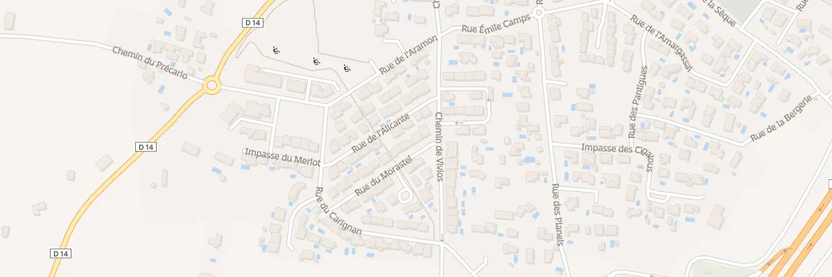 Plan du 17 Rue du Morastel à Lespignan