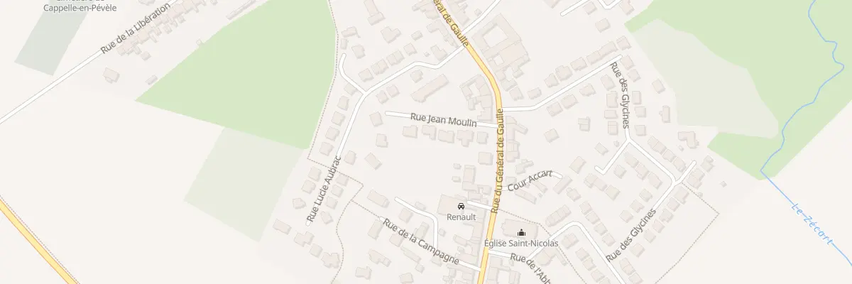 Plan du 3 Rue Jean Moulin à Cappelle-en-Pévèle