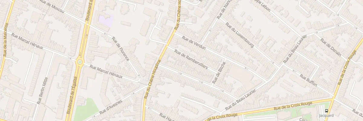 Plan du 16 Rue de Rambervillers à Tourcoing