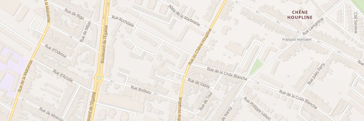 Plan du 167 Rue du Chêne Houpline à Tourcoing