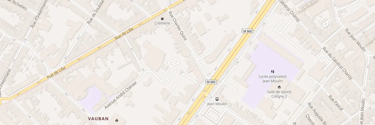 Plan du 36 Rue Charles Quint à Roubaix