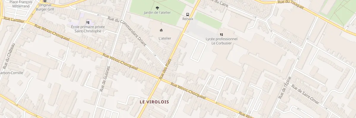Plan du 56 Rue des Piats à Tourcoing