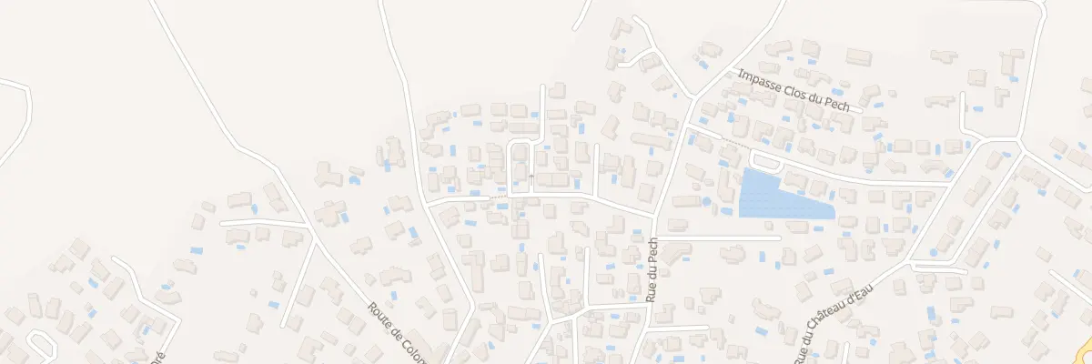 Plan du 6 Imp des Crouzels à Lespignan