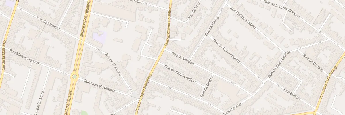 Plan du 6 Rue de Verdun à Tourcoing
