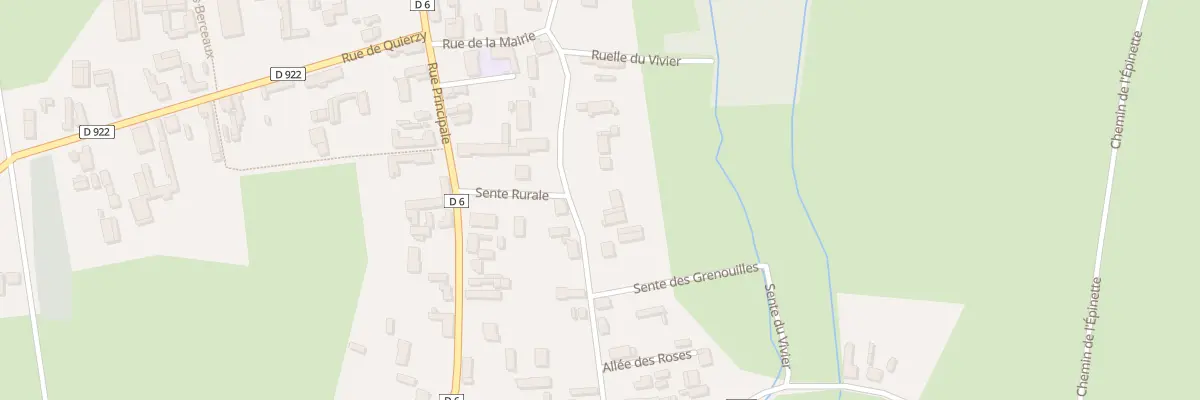 Plan du 25T Rue de Dessous à Manicamp