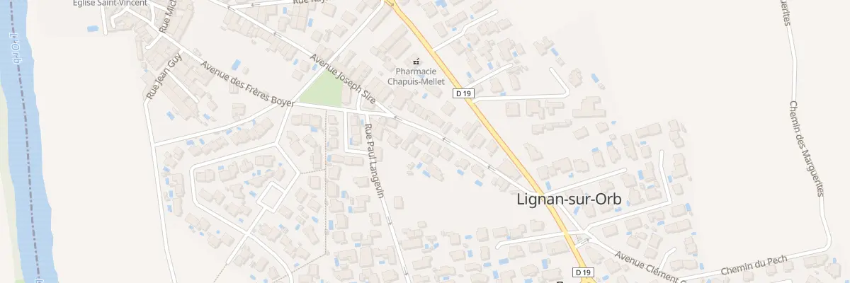 Plan du 352 Av Joseph Sire à Lignan-sur-Orb