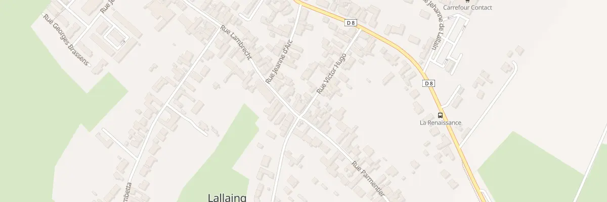 Plan du 67 Rue Lambrecht à Lallaing