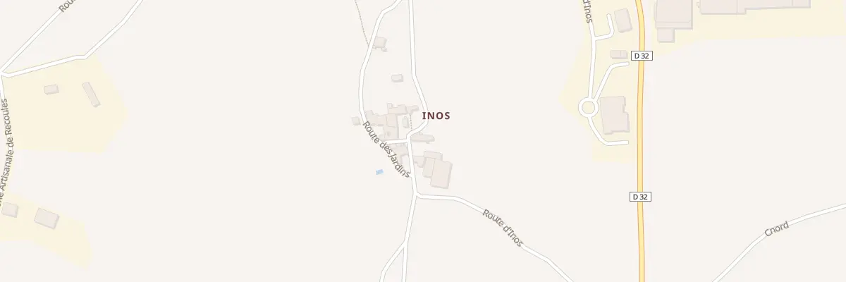 Plan du 5077 Inos à Massegros Causses Gorges