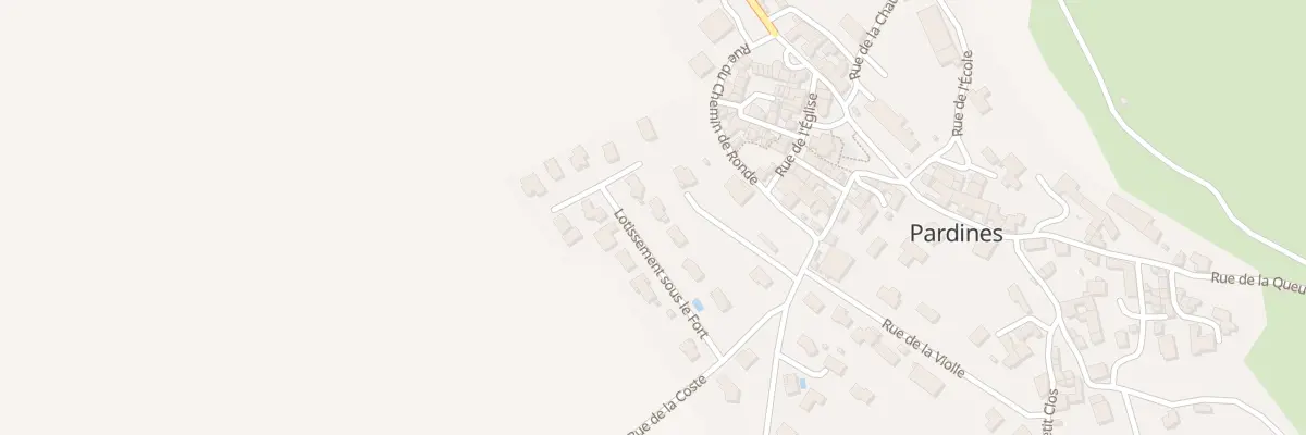 Plan du 5351 Derriere Le Fort à Pardines