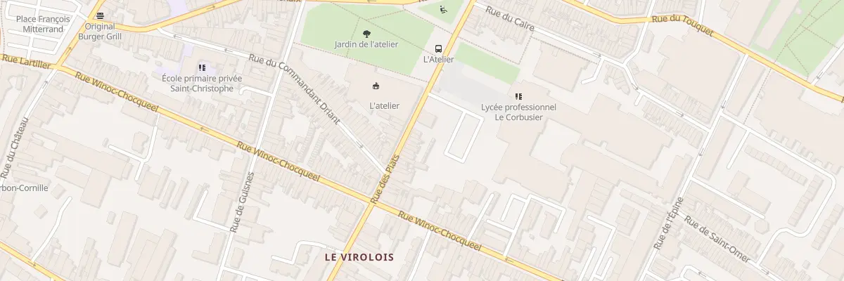 Plan du 64 Rue des Piats à Tourcoing