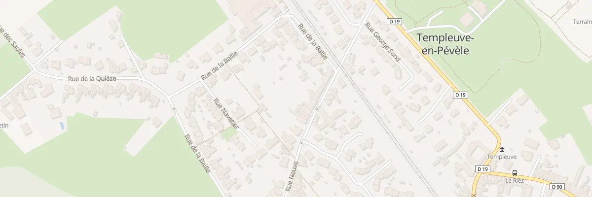 Plan du 117 Rue Neuve à Templeuve-en-Pévèle